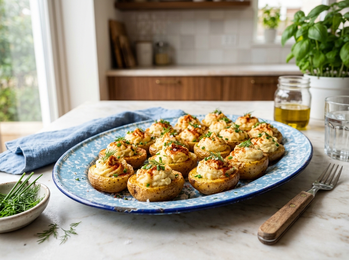 Vegan Fırın Patates Dolması